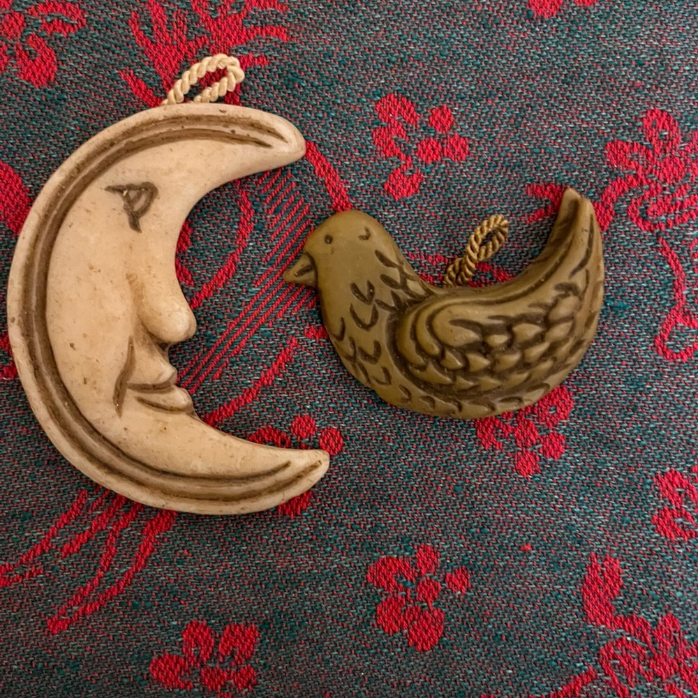 Vintage Wax Ornaments